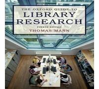 Thomas Mann Oxford Guide to Library Research Paperback Book Thomas Mann Multicolor