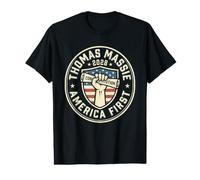 Thomas Massie 2028 America First Constitutional Patriot Value Graphic T-Shirt