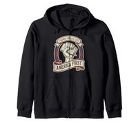 Thomas Massie 2028 America First We The People Supporter Zip Hoodie