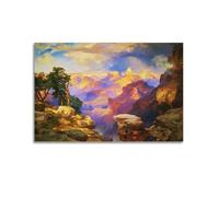 Thomas Moran The Grand Canyon Printed Posters Artworks Canvas Room Aesthetic Wall Art Prints Home Modern Decor 08x12inch(20x30cm)