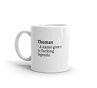 Thomas Mug-Funny Thomas Mug-Thomas Birthday Mug-Gift for Thomas-Mug for Thomas-Thomas is A Legend-Awesome-Mugs