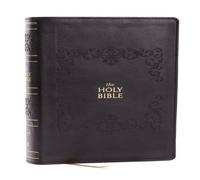Thomas Nelson KJV Holy Bible: Personal Size Giant Print, Black Leathersoft, Red Thomas Nelson Multicolor