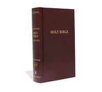 Thomas Nelson - KJV Pew Bible Large Print Hardcover Burgundy Red - V245z