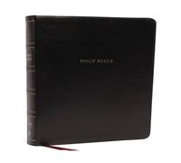 Thomas Nelson NKJV Holy Bible, Super Giant Print Reference Bible, Black in White Thomas Nelson White