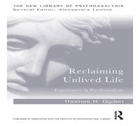 Thomas Ogden Reclaiming Unlived Life: Experiences in Psychoanalysis Paperback Book Thomas Ogden Multicolor