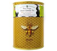 Thomas' RAW GREEK VANILLA FIR HONEY, 5kg - Rare Mountain HONEY, Thick Unheated, Unpasteurised, Unprocessed with Lowest Natural Sugar, Single Origin - The Raw Honey Shop