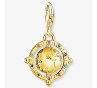 THOMAS SABO 18ct Gold Plated & Multi-Stone Globe Charm 1923-488-7