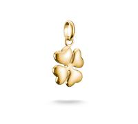 Thomas Sabo 18ct Yellow Gold Plated 3D Lucky Clover Charm