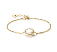 Thomas Sabo Bracelet with mother-of-pearl and white zirconia Premium Alloy 18k Gold Plated
