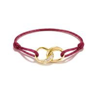 Thomas Sabo 18k Gold Plated Bracelet A2236-M03-10-L24V | Acotis - Alloy / 18ct Gold Plated