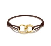 Thomas Sabo 18k Gold Plated Bracelet A2236-M03-2-L24V | Acotis - Alloy / 18ct Gold Plated