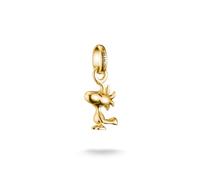 THOMAS SABO 18k Gold Plated Charm Pendant Woodstock Connect PEANUTS Recycled 925 Silver, 18-carat Gold-plating
