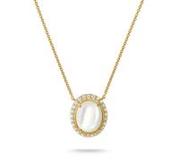 Thomas Sabo 18k Gold Plated Necklace KE2379-M01-14-L50V | Acotis - Alloy / 18ct Gold Plated