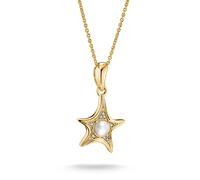 Thomas Sabo 18k Gold Plated Necklace KE2382-M01-14-L55V | Acotis - Alloy / 18ct Gold Plated