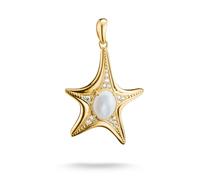 Thomas Sabo 18k Gold Plated Pendant PE1008-M01-14 | Acotis - Alloy / 18ct Gold Plated