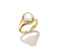 Thomas Sabo 18k Gold Plated Ring TR2542-M01-14 | Acotis - Size 58 - Alloy / 18ct Gold Plated