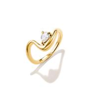 Thomas Sabo 18k Gold Plated Ring TR2543-M01-14 | Acotis - Size 52 - Alloy / 18ct Gold Plated