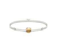 Thomas Sabo 2 Bracelet Karma Secret with Brown Agate Bead 925 Sterling Silver, Nylon A2121-130-16