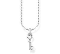 Thomas Sabo 925 Sterling Silver Key with Heart Necklace 38-45cm