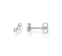 Thomas Sabo single stud earrings white stones silver 925 sterling silver H2132-051-14