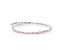 Thomas Sabo A2167-051-9-L19V Tennis Bracelet with pink stones 16-19 cm Unisex...