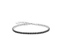 Thomas Sabo A2167-643-11-L21V Tennis Bracelet with Black Stones Silver