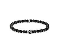 Thomas Sabo A2185-705-11-L19 Charm Bracelet Skull Recycled 925 Silver 19.00 cm