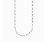 Thomas Sabo Sterling Silver Small Link Charm Bracelet X0031-001-12 - Size 17 cm