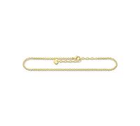 Thomas Sabo Sterling Silver Gold Plated Anklet AK0035-413-39-L27V - Sterling Silver / Gold Plated