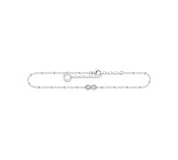 Thomas Sabo, Women’s Sterling silver Cubic Zirconia Anklet, Silver, one size - AK0029-051-14-L27V