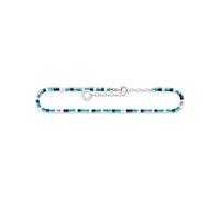 Thomas Sabo Anklet with Blue Stones 925 Sterling Silver