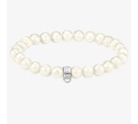 Thomas Sabo Charm Club Original Freshwater Cultured Pearls Bracelet 0.8cm, 17cm
