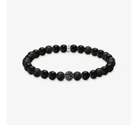 THOMAS SABO Black Obsidian Bead Bracelet A2194-705-11