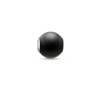 Thomas Sabo Black Obsiditan Matt Bead Charm
