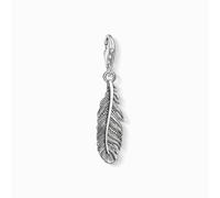 Thomas Sabo Blackened Feather Charm 3.4 x 0.7cm