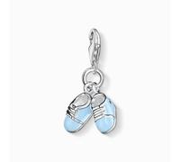 THOMAS SABO Silver Blue Enamel Bootees Charm 0822-007-1