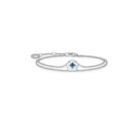 THOMAS SABO Blue Stone Flower Bracelet Blue