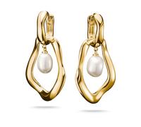 Thomas Sabo Bold Elegance 18ct Yellow Gold Plated Cultured Freshwater Pearl Earrings