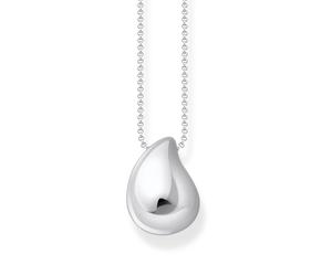 Thomas Sabo Bold Elegance Organic Shape Drop Necklace 2.2 x 1.6cm, 45-50cm