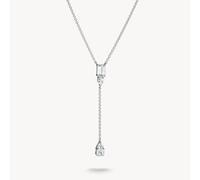 Thomas Sabo Bold Elegance Sterling Silver Zirconia Silver Necklace KE2364-051-14 | Acotis - Sterling Silver / Zirconia