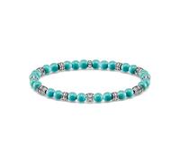 Thomas Sabo Unisex Bracelet Lucky Charm Turquoise 925 Sterling Silver, Blackened A1923-878-17