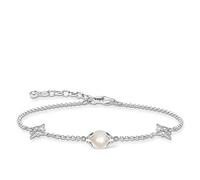 Thomas Sabo Bracelet Pearl with Stars Silver 925 Sterling Silver