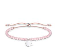 Thomas Sabo bracelet pink beads with heart 925 sterling silver A1985