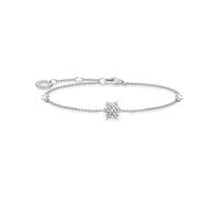 Thomas Sabo A2082-051-14 Snowflake Bracelet with White Stones in 925 Sterling Silver