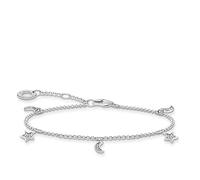 Thomas Sabo Charm Club Charming Silver Star & Moon Bracelet A1994-