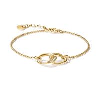 Thomas Sabo Bracelet Together with white zirconia Premium Alloy 18k Gold Plated