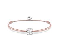 Thomas Sabo Little Secret Tree of Love LS125-401-19-L20V Women's Bracelet 925 Sterling Silver, 20cm, Sterling Silver Nylon, No Gemstone