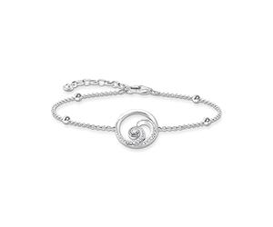 Thomas Sabo Bracelet wave with stones 925 Sterling Silver