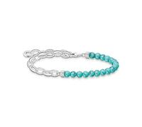 THOMAS SABO bracelet with blue beads 925 sterling silver A2098-404-17-L19