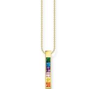 Thomas Sabo Chain KE2113-971-7 Ladies Necklace - Rainbow Stone 40-45 cm Silve...